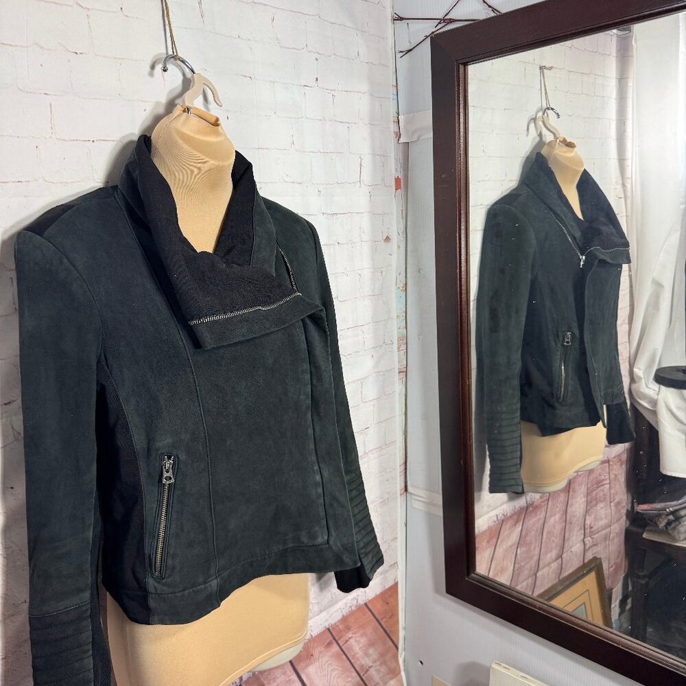 Lucky Brand Denim Standard Jacket Leather outside